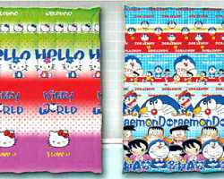 Grosir Selimut ANANDA - Grosir Selimut Ananda 2in1 Motif Hello Kitty Dan Doraemon