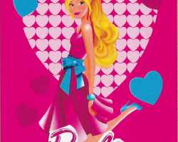Grosir Selimut VITO KIDS SUTRA - Grosir Selimut Vito Kids Sutera Motif Barbie Love