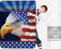 Grosir Selimut KENDRA - Grosir Selimut Kendra Motif American Eagle