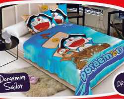 Grosir Selimut BLOSSOM/ NEW POLENTO - Grosir Selimut Blossom Motif Doraemon Sailor