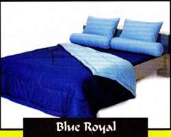 Grosir Sprei SHYRA - Sprei Dan Bed Cover Shyra Polos Motif Blue Royal