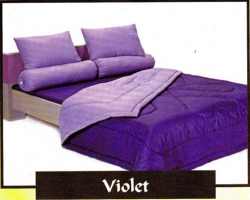 Grosir Sprei SHYRA - Sprei Dan Bed Cover Shyra Polos Motif Violet