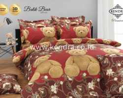 Grosir Sprei KENDRA PREMIERE - Sprei Dan Bed Cover Kendra Premiere 3d Batik Bear