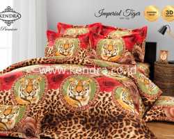 Grosir Sprei KENDRA PREMIERE - Sprei Dan Bed Cover Kendra Premiere 3d Imperial Tiger