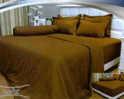 Grosir Sprei VALLERY - Sprei Dan Bed Cover Vallery Coffee