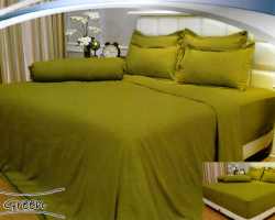 Grosir Sprei VALLERY - Sprei Dan Bed Cover Vallery Green