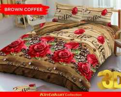 Grosir Sprei KINTAKUN DELUXE - Kintakun Deluxe Brown Coffee