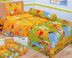 Grosir Sprei LADY ROSE SINGLE - Sprei Dan Bed Cover Lady Rose Single Winnie The Pooh