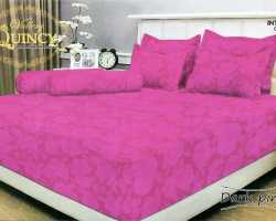 Grosir Sprei VALLERY - Sprei Dan Bed Cover Vallery Dark Pink