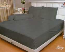 Grosir Sprei VALLERY - Sprei Dan Bed Cover Vallery Grey