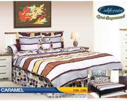 Grosir Sprei California - Grosir Sprei Dan Bedcover California Caramel