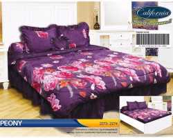 Grosir Sprei California - Grosir Sprei Dan Bedcover California Peony