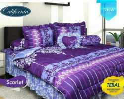 Grosir Sprei California - Grosir Sprei Dan Bedcover California Scarlet