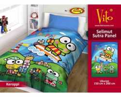 Grosir Selimut Vito Sutra Panel - Grosir Selimut Vito Sutra Motif  Keroppi