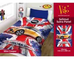 Grosir Selimut Vito Sutra Panel - Grosir Selimut Vito Sutra Motif Mini Cooper