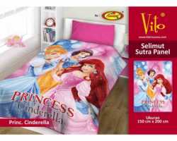 Grosir Selimut Vito Sutra Panel - Grosir Selimut Vito Sutra Motif Princess Cinderella