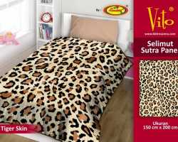 Grosir Selimut Vito Sutra Panel - Grosir Selimut Vito Sutra Motif Tiger Skin