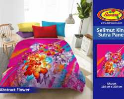 Grosir Selimut ROSANNA KING SUTRA - Grosir Selimut Rosanna King Sutra Abstract Flower