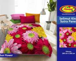 Grosir Selimut ROSANNA KING SUTRA - Grosir Selimut Rosanna King Sutra Sun Flower