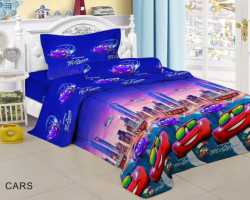 Grosir Sprei FAIRMONT - Grosir Sprei Fairmont Motif Cars Biru