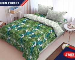 Grosir Sprei KINTAKUN DELUXE - Grosir Sprei Kintakun Deluxe Green Forest