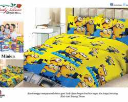 Grosir Sprei LADY ROSE - Grosir Sprei Lady Rose Minion