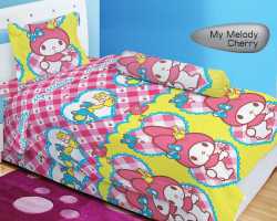 Grosir Sprei LADY ROSE SINGLE - Sprei Dan Bed Cover Lady Rose Single My Melody Cherry