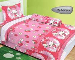 Grosir Sprei LADY ROSE SINGLE - Sprei Dan Bed Cover Lady Rose Single My Melody