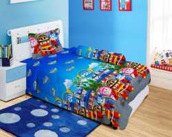 Grosir Sprei LADY ROSE SINGLE - Sprei Dan Bed Cover Lady Rose Single Robocar Poli