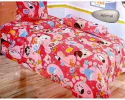 Grosir Sprei LADY ROSE SINGLE - Sprei Dan Bed Cover Lady Rose Single Animal