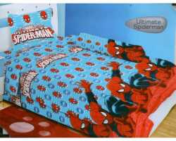 Grosir Sprei LADY ROSE SINGLE - Sprei Dan Bed Cover Lady Rose Single Ultimate Spyderman