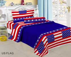 Grosir Sprei RED ROSE - Grosir Koleksi Sprei Redrose Motif Usa Flag Single