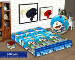 Grosir Sarung Kasur Monalisa - Grosir Murah Sarung Kasur Monalisa Doraemon Ke2