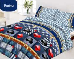 Grosir SPREI VITO - Grosir Sprei Vito  Motif Denims