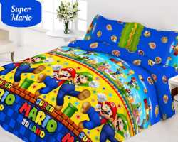 Grosir SPREI VITO - Grosir Sprei Vito  Motif Super Mario