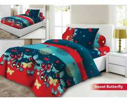 Grosir SPREI VITO - Grosir Sprei Vito Motif Sweet Butterfly