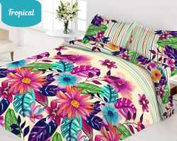 Grosir SPREI VITO - Grosir Sprei Vito  Motif Tropical