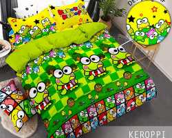 Grosir SPREI MONALISA PREMIUM - Grosir Dan Satuan Sprei Monalisa Premium Motif Keroppi