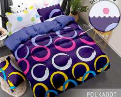 Grosir SPREI MONALISA PREMIUM - Grosir Dan Satuan Sprei Monalisa Premium Motif Polkadot