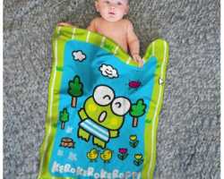 Grosir SELIMUT INTERNAL BABY - Grosir Dan Satuan Selimut Baby Internal Motif Keroppi Garden