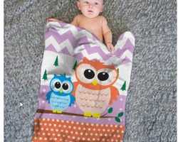 Grosir SELIMUT INTERNAL BABY - Grosir Dan Satuan Selimut Baby Internal Motif Owl