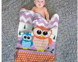 Grosir SELIMUT INTERNAL BABY - Grosir Dan Satuan Selimut Baby Internal Motif Owl