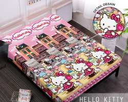 Grosir Sarung Kasur Monalisa - Grosir Murah Sarung Kasur Monalisa Hello Kitty Sanrio