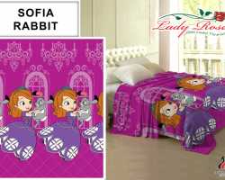 Grosir SELIMUT LADY ROSE - Grosir Dan Satuan Selimut Lady Rose Sofia Rabbit